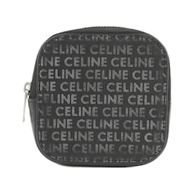 Céline-Celine Squared Coin Purse-Black
