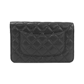 Chanel-Chanel Timeless Classic AP0250 Chain Wallet-Black