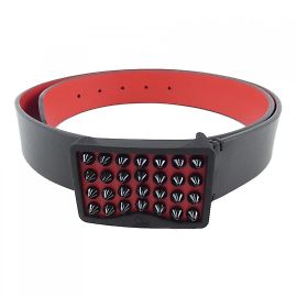 Schwarzer Standardgürtel Christian Louboutin Schwarz