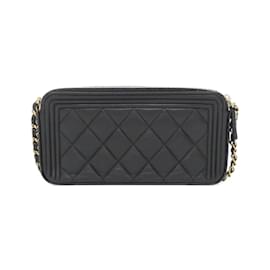 Chanel-Chanel Boy 84069 Chain Wallet-Black