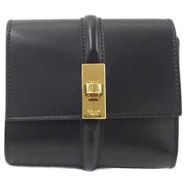 Céline Celine Small Wallet 16 10F523CQ7 Black
