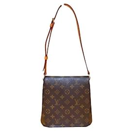 Louis Vuitton-Bolsa de Ombro Musette Salsa Monograma Louis Vuitton-Marrom