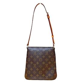 Louis Vuitton-Bolsa de Ombro Musette Salsa Monograma Louis Vuitton-Marrom