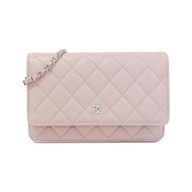Chanel-Chanel Timeless Classic AP0250 Chain Wallet-Pink
