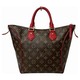 Louis Vuitton-Bolsa Louis Vuitton Monogram Tournelle PM M44027-Marrom,Vermelho,Fuschia