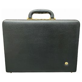 Alfred Dunhill Pasta de couro preta Dunhill Preto