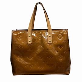 Louis Vuitton-Bolsa Vernis Reed PM Louis Vuitton-Marrom,Roxo