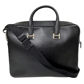 Alfred Dunhill-Dunhill Gadogan Single Document Case Bag-Black
