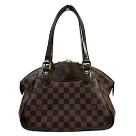 Louis Vuitton-Bolsa de Ombro Damier Verona PM Louis Vuitton-Marrom,Damier ebene