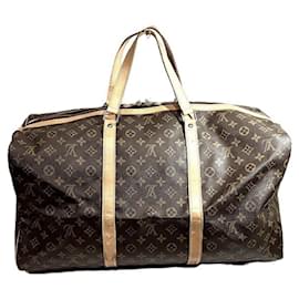 Louis Vuitton-Bolsa Pool 55 Monograma Louis Vuitton-Marrom,Monograma