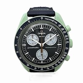 Omega-Omega x Swatch Speedmaster Mission on Earth SO33G100 Quartz Watch-Other