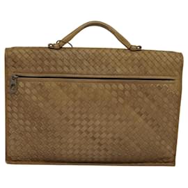 Autre Marque-BOTTEGA VENETA INTRECCIATO Hand Bag Leather Brown 170238 Auth bs23869-Brown
