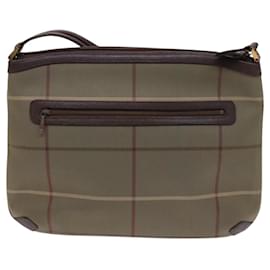Autre Marque-Burberrys Nova Check Shoulder Bag Canvas Beige Auth bs23892-Beige