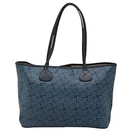 Céline-CELINE Tote Bag PVC Blue Auth bs23754-Blue