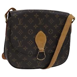 Louis Vuitton-LOUIS VUITTON Monogram Saint Cloud GM Bolsa de Ombro M51242 LV Auth EC893-Monograma