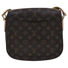 Louis Vuitton-LOUIS VUITTON Monogram Saint Cloud GM Bolsa de Ombro M51242 LV Auth EC893-Monograma