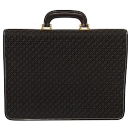 Loewe-LOEWE Anagram Business Bag Canvas Black Auth bs23703-Black