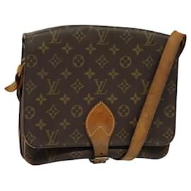 Louis Vuitton-LOUIS VUITTON Monogram Cartouchiere GM Bolsa de Ombro M51252 LV Auth BA913-Monograma