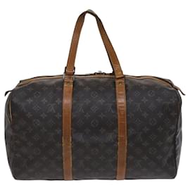 Louis Vuitton-LOUIS VUITTON Monogram Sac Souple 45 Boston Bag M41624 LV Auth BD1045-Monograma