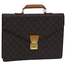 Louis Vuitton-LOUIS VUITTON Monogram Serviette Conseiller Pasta M53331 LV Auth sw182-Monograma
