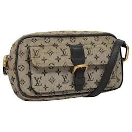 Louis Vuitton-LOUIS VUITTON Monogram Mini Juliet MM Bolsa de Ombro Azul M92004 LV Auth BA870-Azul