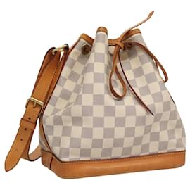 Louis Vuitton-LOUIS VUITTON Bolsa de Ombro Noe BB Damier Azur N41220 LV Auth EC821-Outro