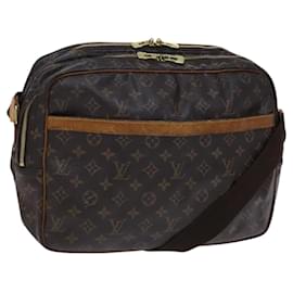 Louis Vuitton-LOUIS VUITTON Bolsa de Ombro Monogram Reporter GM M45252 LV Auth hk2306-Monograma