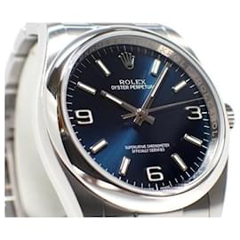 Rolex-ROLEX Oyster PERPETUAL36 blue369 random Ref.116000 Mens-Silvery