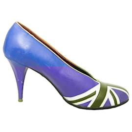 Vivienne Westwood-Vivienne Westwood Brexit Court Pumps-Blue