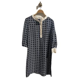 Dior-DIOR Dresses T.International XL Silk-Blue
