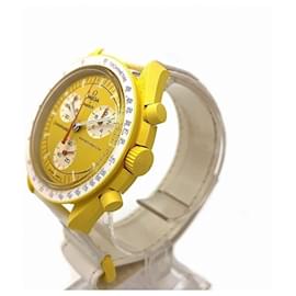 Omega-Omega x Swatch Speedmaster Mission Two Sun SO33J100 Quartz Watch-Other