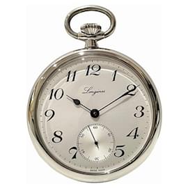 Longines-Longines L7.014.4.73.1 Hand-wound Pocket Watch for Men-Silvery