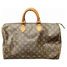 Louis Vuitton-Bolsa Louis Vuitton Monogram Speedy 40-Marrom