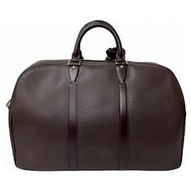 Louis Vuitton-Bolsa Boston Louis Vuitton Taiga Kendall PM M30126-Marrom