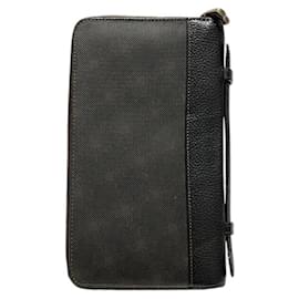 Alfred Dunhill-Dunhill D8 Double Zip Travel Case Long Wallet-Dark brown