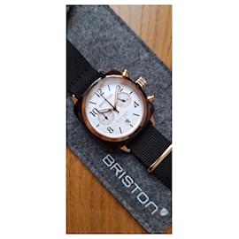 Autre Marque-Briston Classic Clubmaster-White,Golden