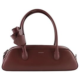 Magda Butrym Bolso de hombro de cuero Burdeos