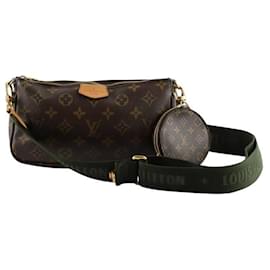 Louis Vuitton-Bolsa de ombro de couro-Marrom