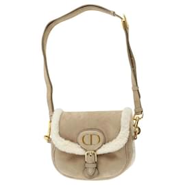 Dior-Leather shoulder bag-Beige