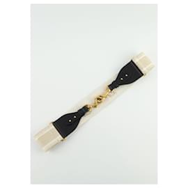 Dior-Leather shoulder strap-Beige