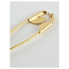 Balenciaga-Gold earrings-Golden