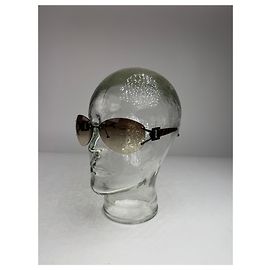 Vintage Loewe Madrid Oversized Frameless Glasses Brown