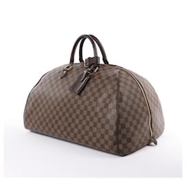 Louis Vuitton-Louis Vuitton Damier Ebene Ribera GM Travel Bag N41432-Brown