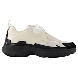 Autre Marque-Sora Sneakers - Maison Kitsune - Leather - Black-Black