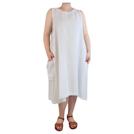 Autre Marque-Blue sleeveless midi dress-Blue