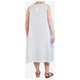 Autre Marque-Blue sleeveless midi dress-Blue