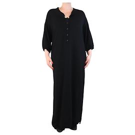 Totême Schwarzes Strick-Polo-Kleid - Größe XS/S Schwarz