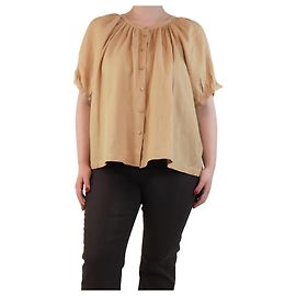 Loro Piana Neutral linen top - size UK 12 Other