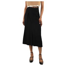 Isabel Marant Schwarze Midi-Rock - Größe UK 6 Schwarz