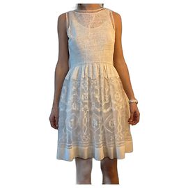 Vanessa Bruno Athe Robe Athé Vanessa Bruno Soie 40 Beige